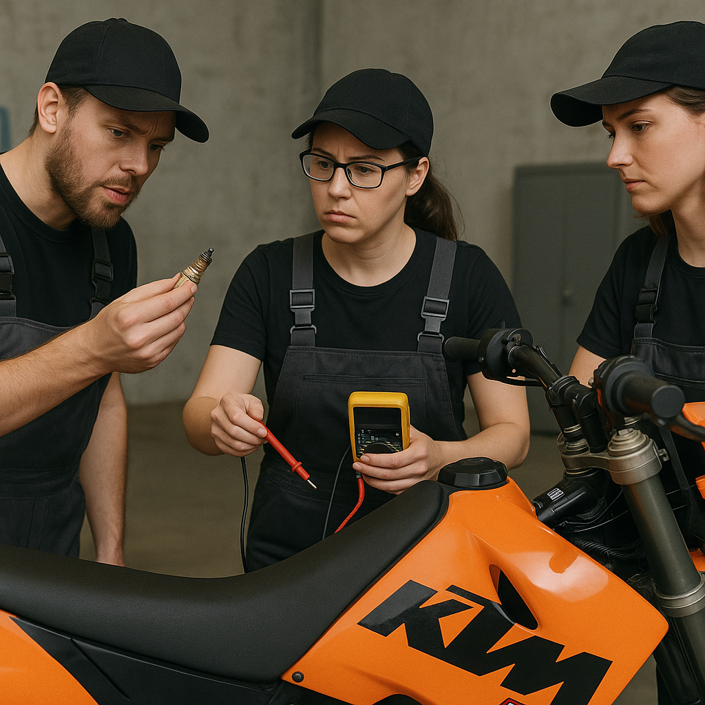 Fehlersuche: Sicherheitsschalter, Massepunkte, Kabelbaum